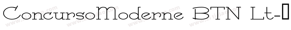 ConcursoModerne BTN Lt字体转换